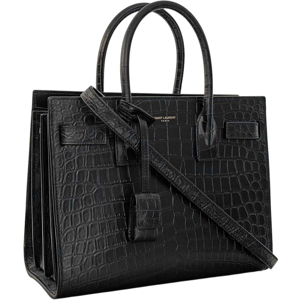 Saint Laurent Sac de Jour Baby Black Handbag Shoulder Bag